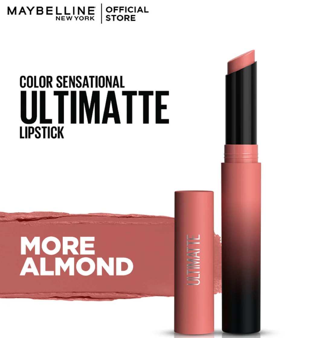 Maybelline Color Sensational Ultimatte Slim Lipstick - More Almond