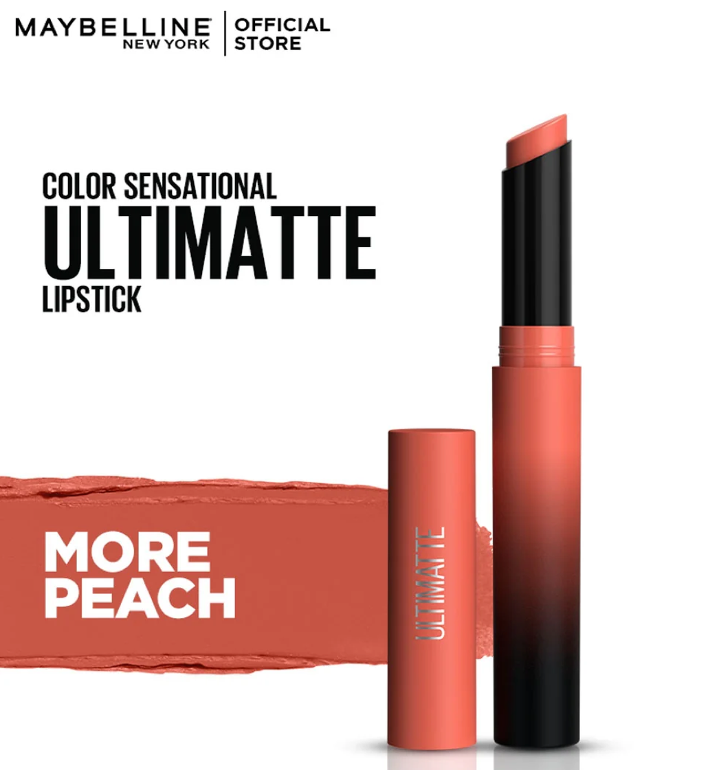 Maybelline Color Sensational Ultimatte Slim Lipstick - More Peach