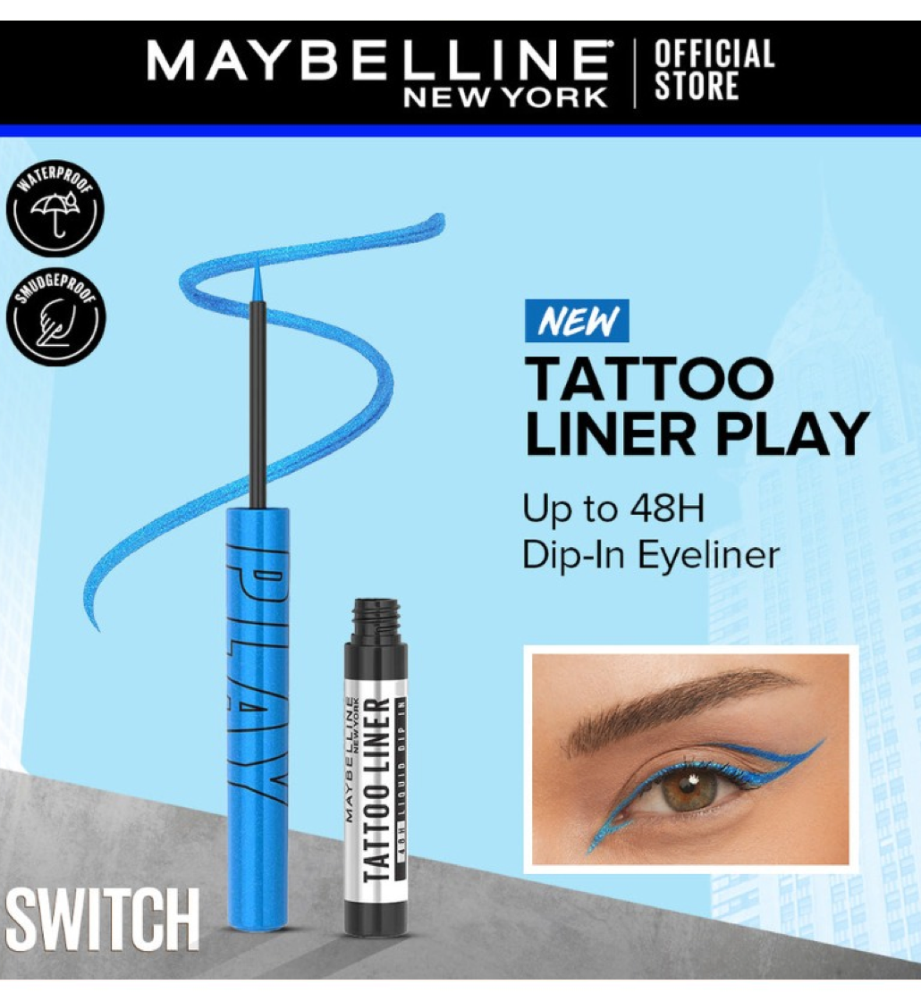 Maybelline New York Tattoo Liner Play Liquid Eyeliner - Switch