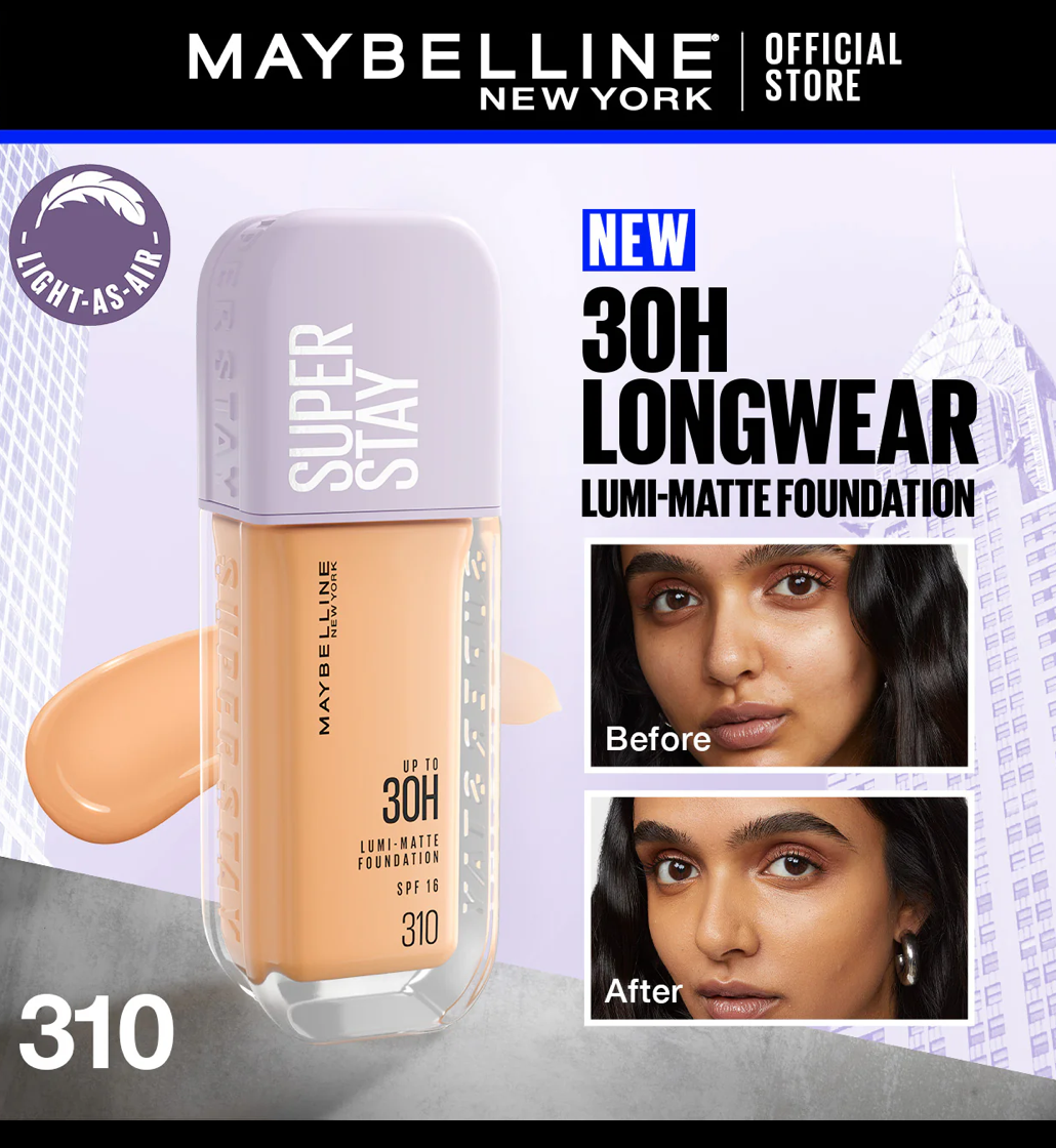 Maybelline Super Stay Up To 30H Lumi Matte Foundation SPF 16 - 310