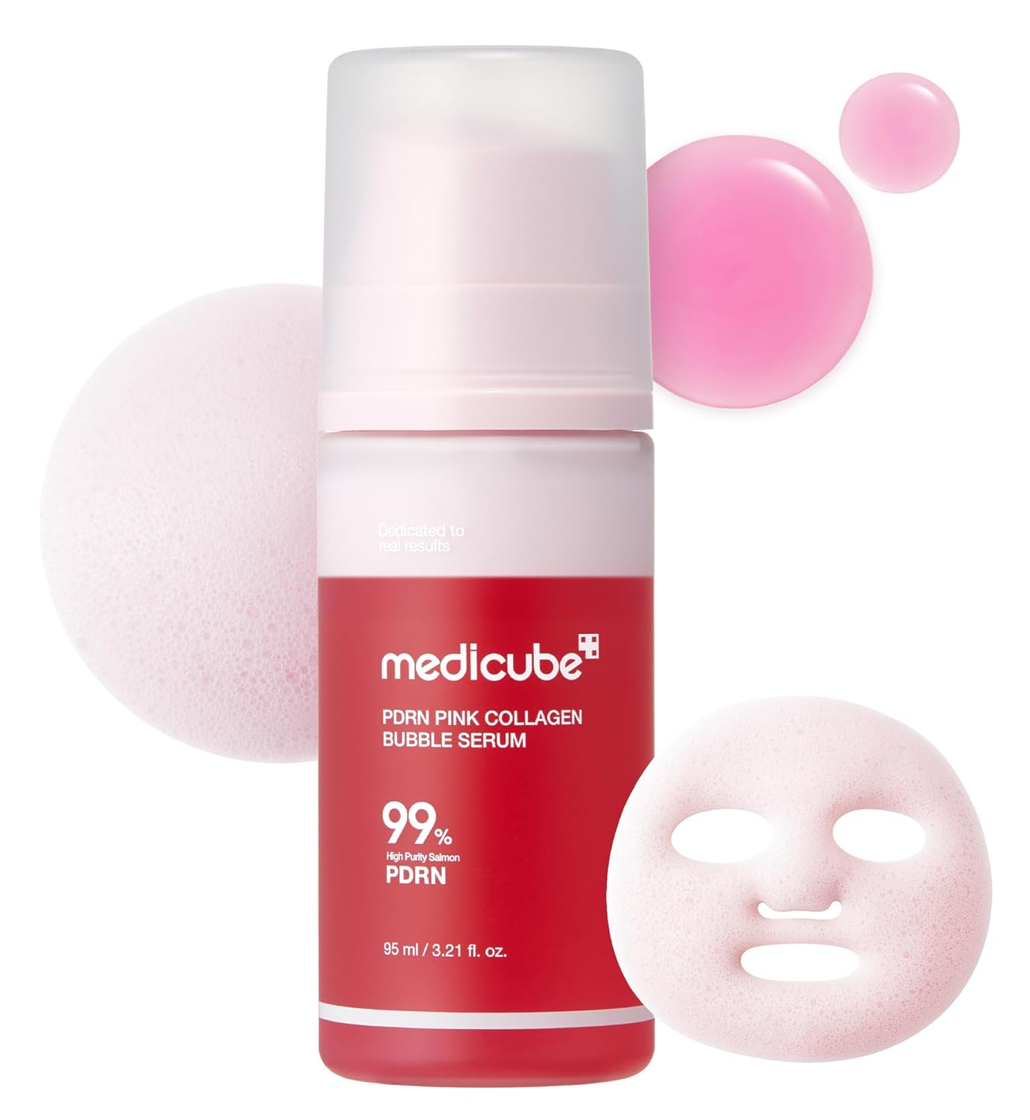 Medicube PDRN Pink Collagen Bubble Serum
