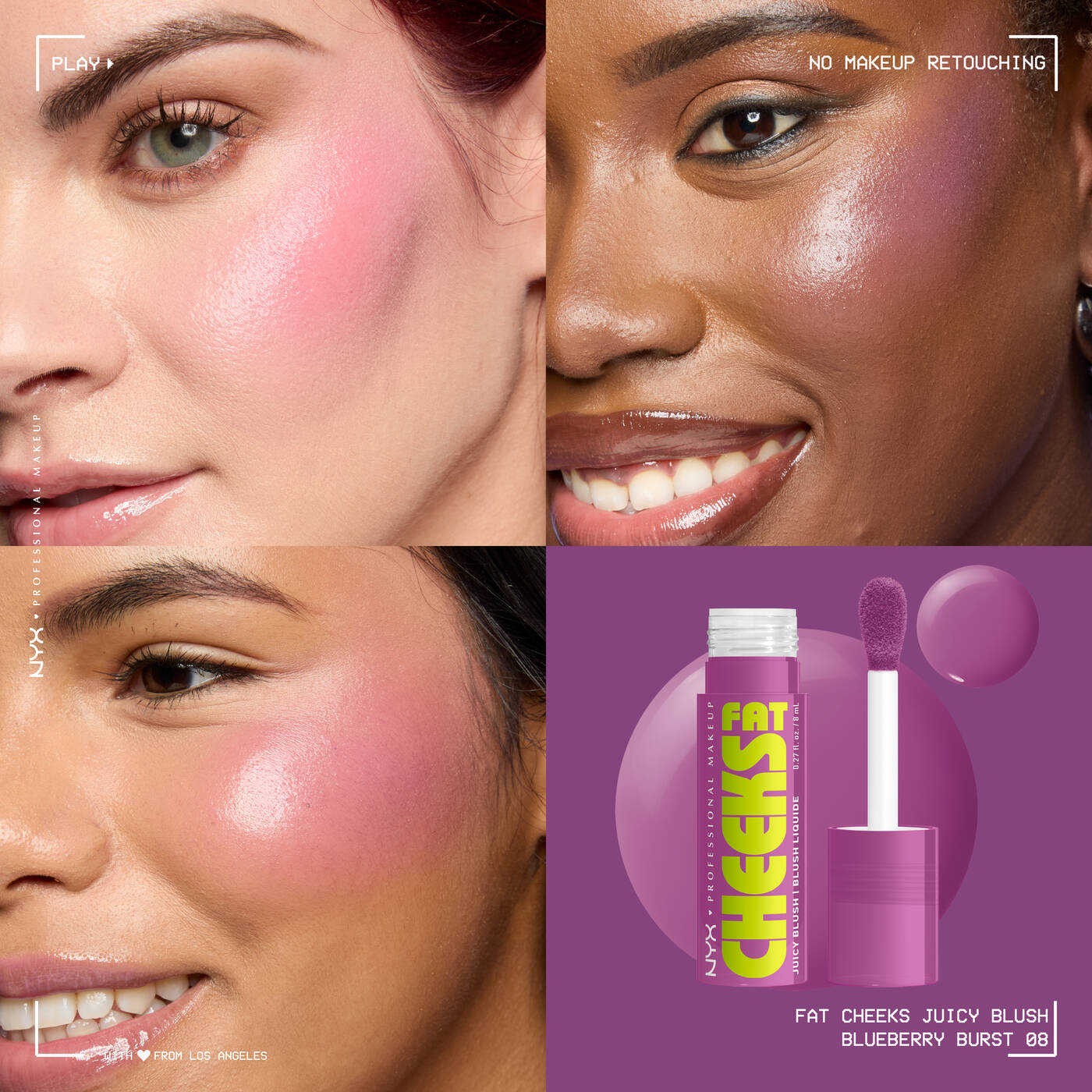 NYX Fat Cheeks Juicy Plump Liquid Blush