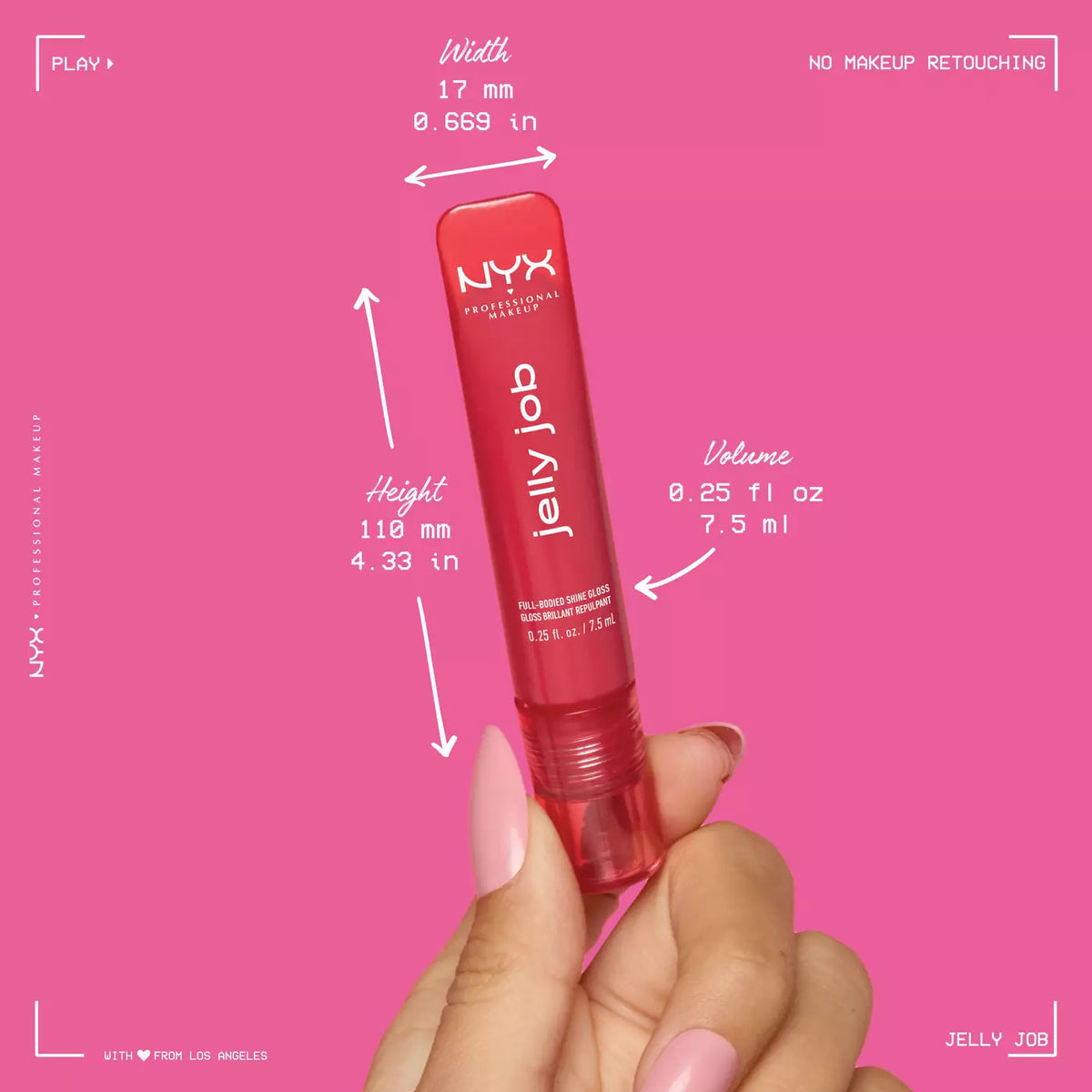 NYX Professional Makeup Jelly Job Full-Bodied Lip Shine Gloss