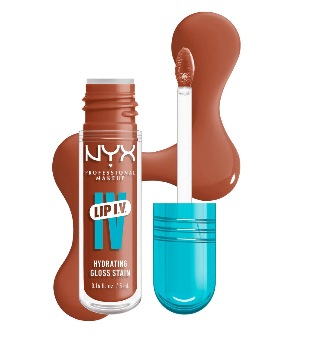 NYX Makeup Lip I.V. Hydrating Gloss Serum - 01 Caramel Drip