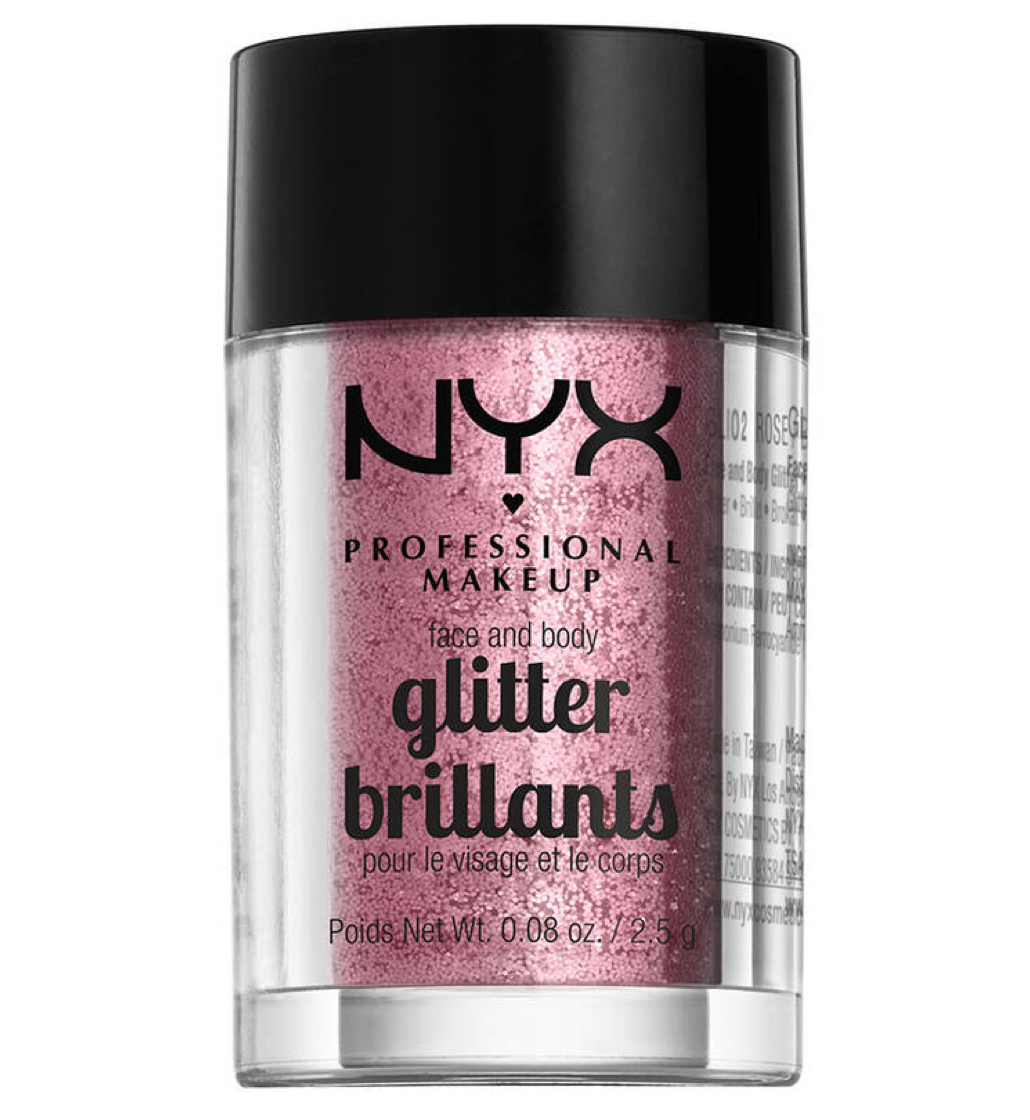 NYX Professional Makeup Loose Face & Body Glitter - GLI02 Rose