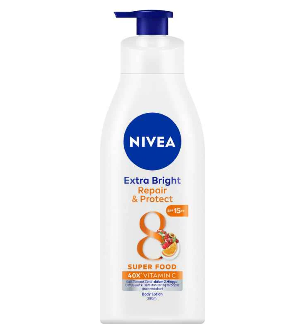 Nivea Extra Bright Repair & Protect Body Lotion SPF 15 PA+ 380ml