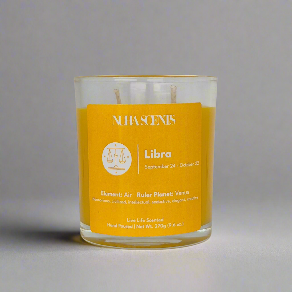 Nuha Scents Candle Horoscope Collection - Libra