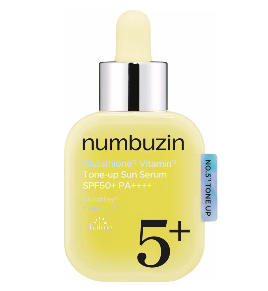Numbuzin No.5 Glutathione Vitamin Tone Up Sun Serum SPF50+ PA++++