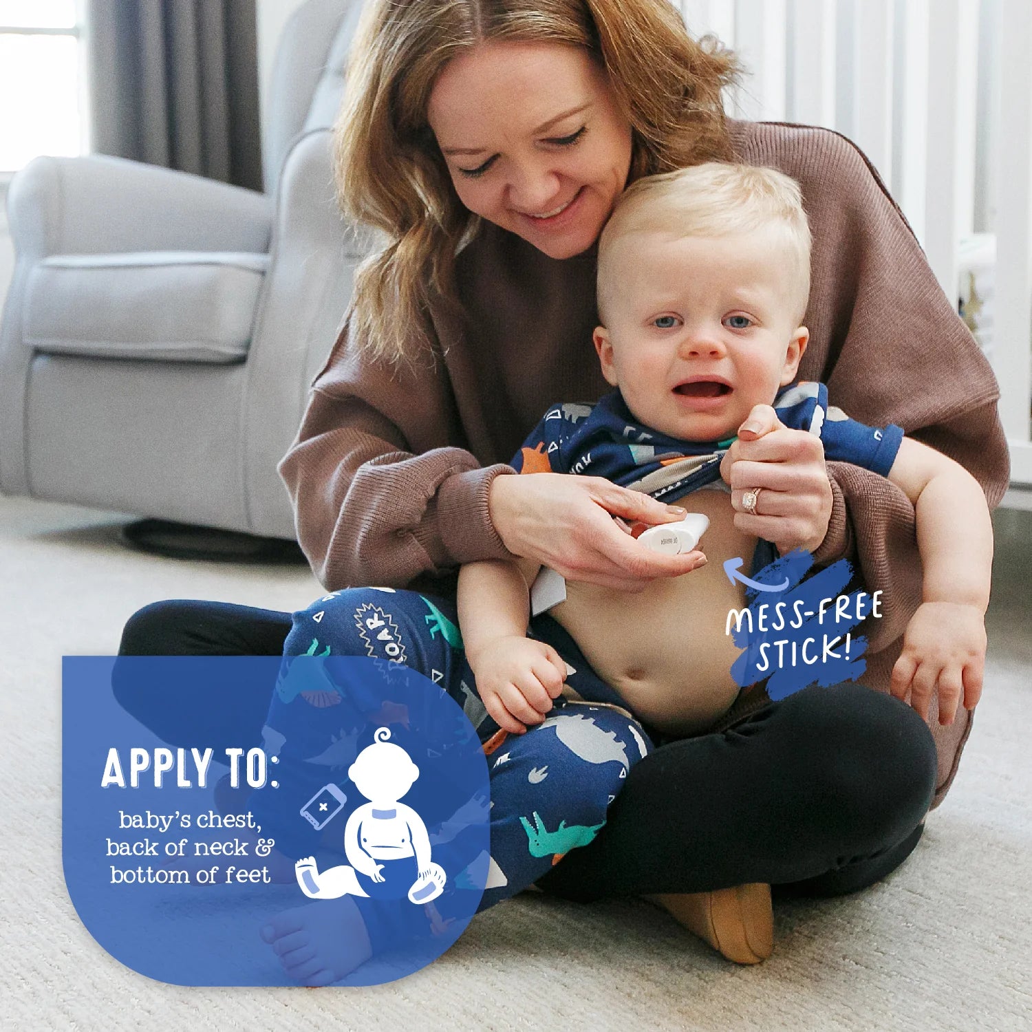 Oilogic Baby Stuffy Nose & Cough Essential Oil Vapor Chest Rub