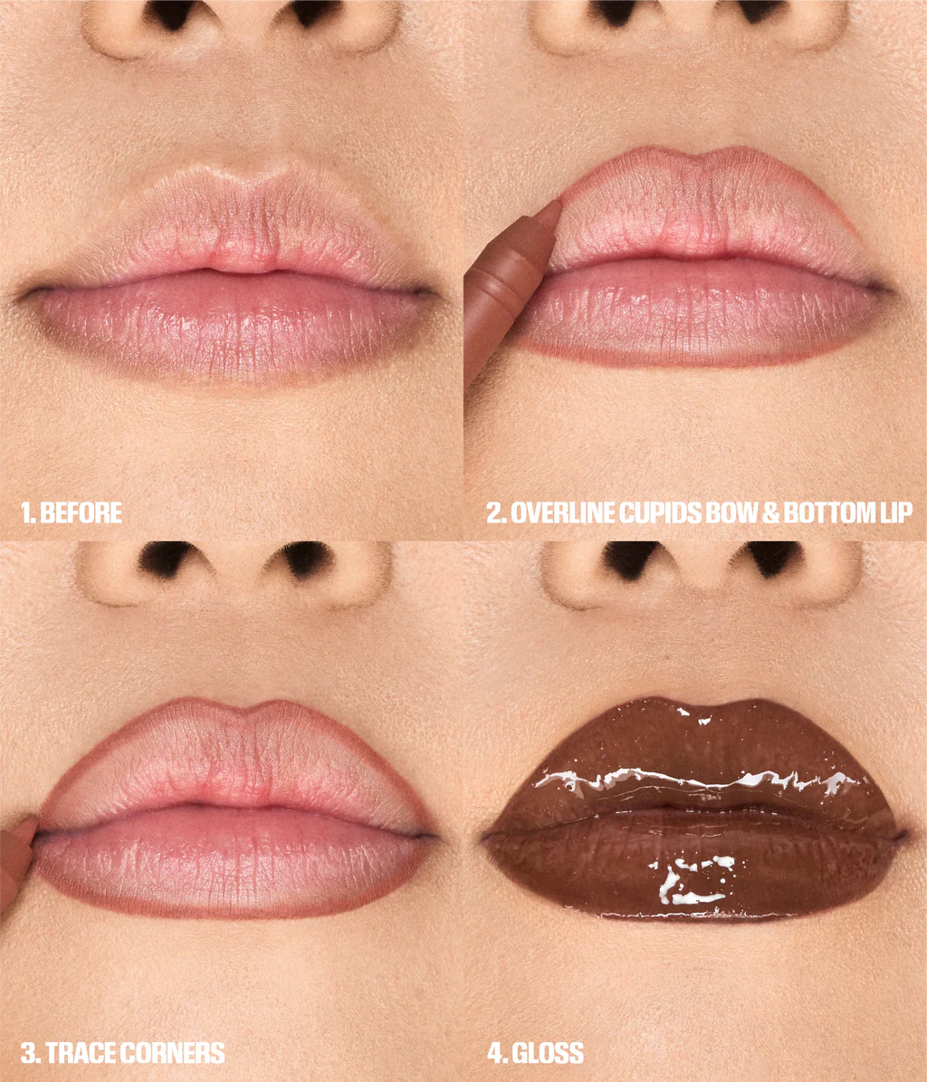 Huda Beauty Juicy Coco Lip Gloss + Liner Set