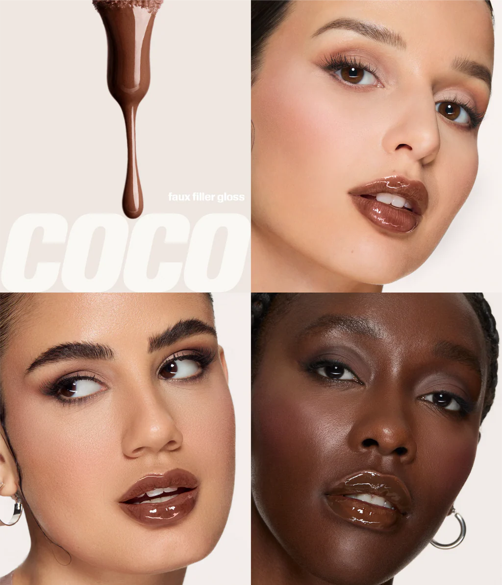 Huda Beauty Juicy Coco Lip Gloss + Liner Set