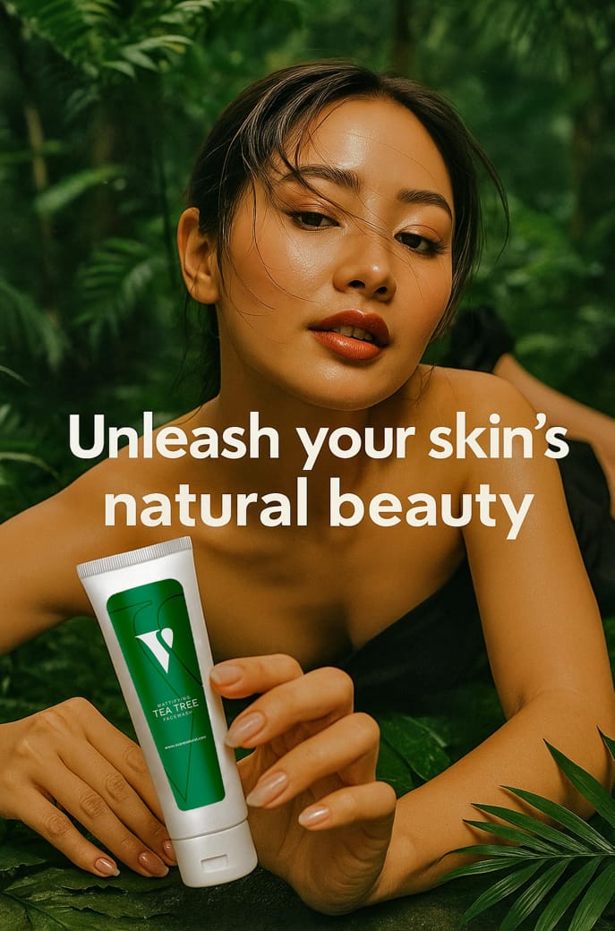 VCare Natural Tea Tree Face Wash