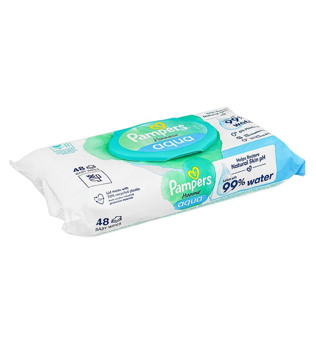 Pampers Harmonie Aqua Baby Wipes