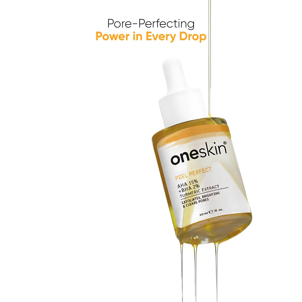 OneSkin Peel Perfect AHA 15% + BHA 2% Turmeric Extract