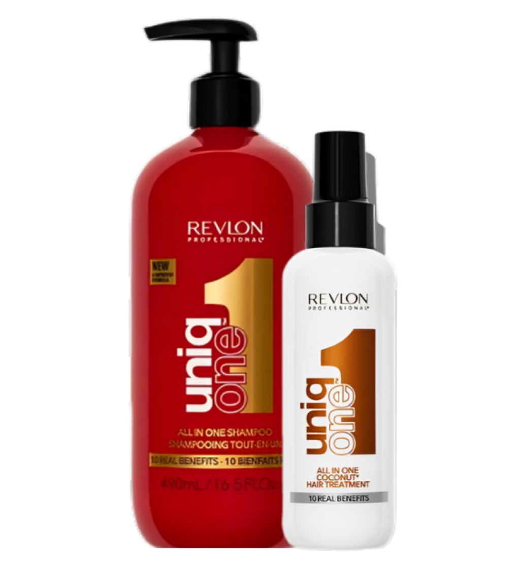 Revlon Professional UniqONE™ Shampoo + Leave-In Treatment Coconut Fragrance Duo Pack