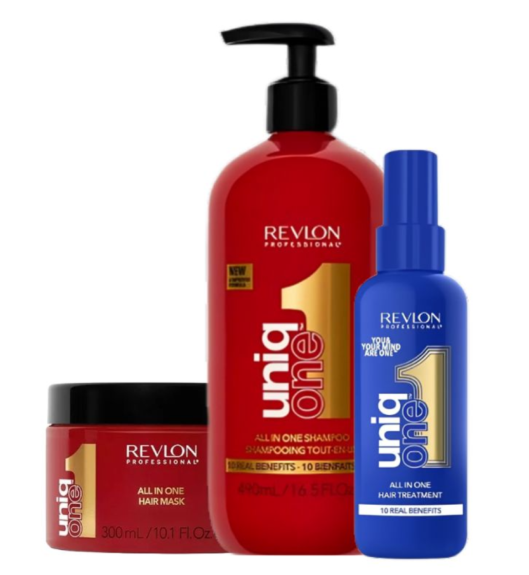 Revlon Professional UniqONE™ Shampoo + UniqONE™ Mask + Leave-In Treatment 3 in 1 Pack - Mental Wellness Edition