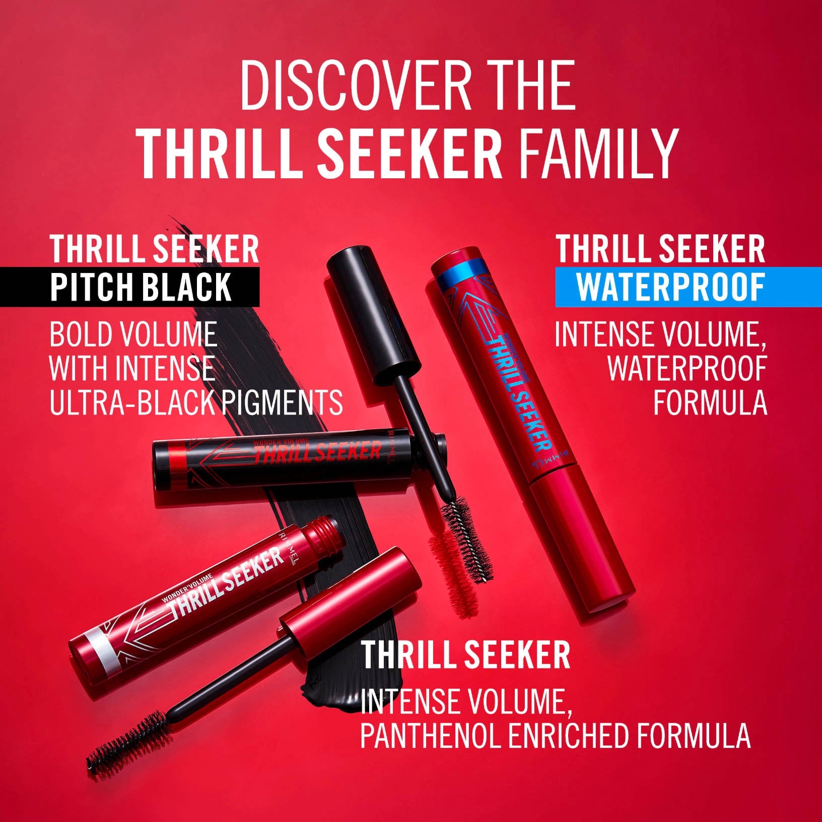 Rimmel London Wonder Volume Thrill Seeker Mascara - 004 Pitch Black