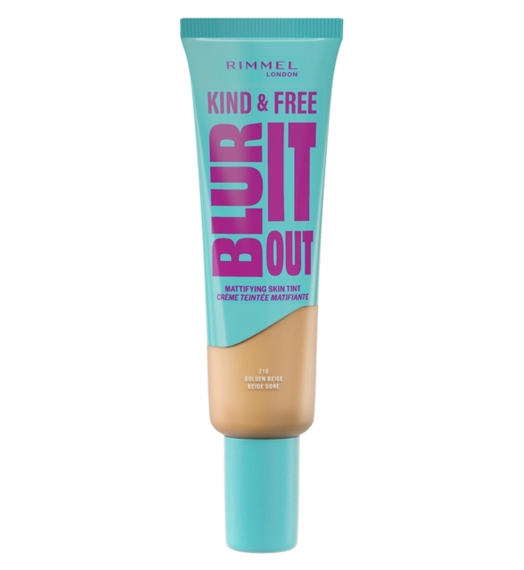 Rimmel London Kind & Free Blur It Out Mattifying Skin Tint - 210 Golden Beige