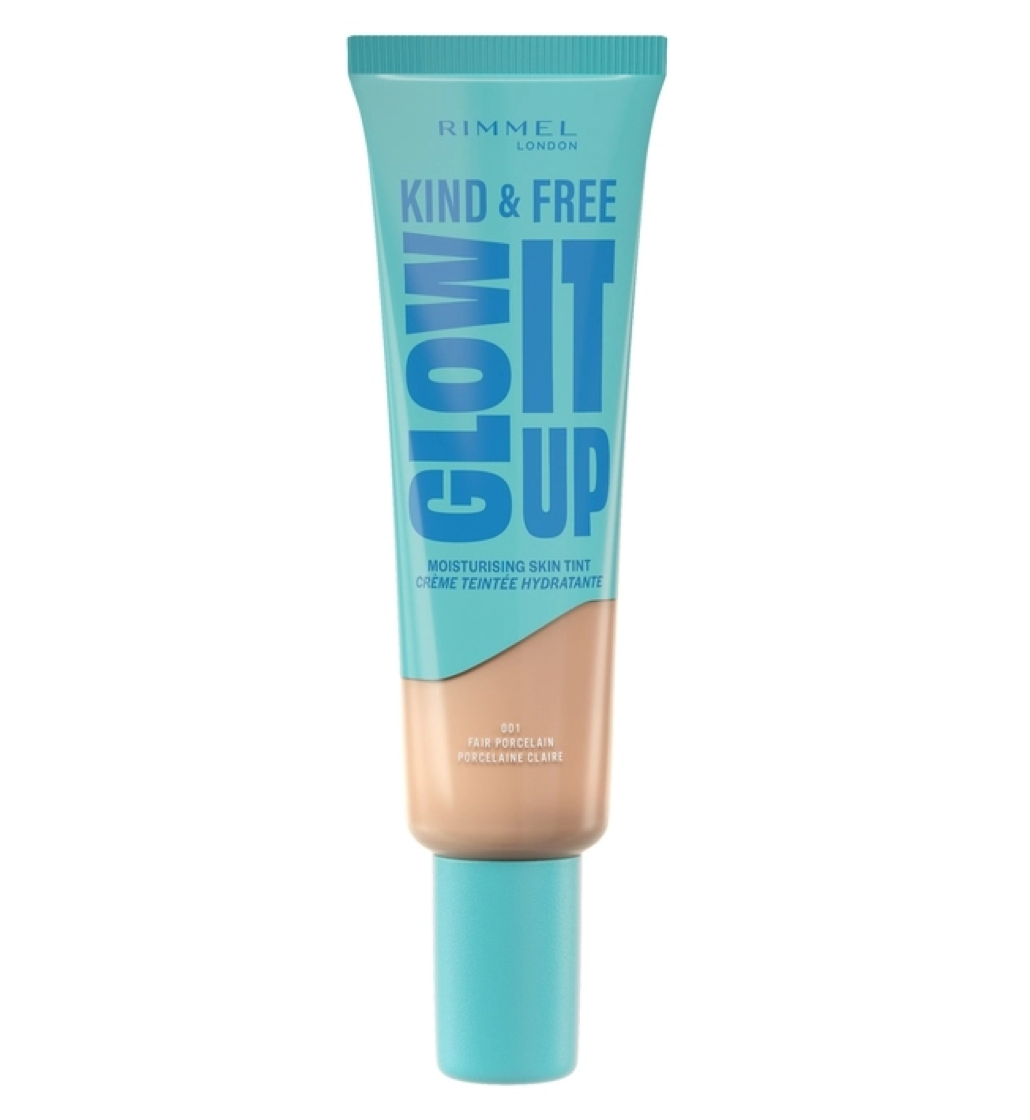 Rimmel London Kind & Free Glow It Up Moisturizing Skin Tint - 001 Fair Porcelain