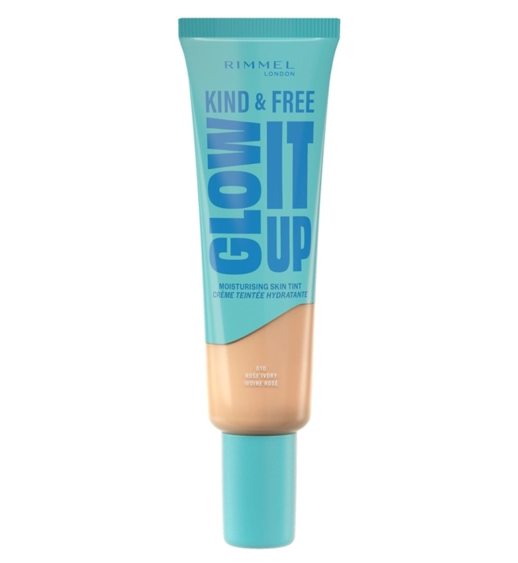Rimmel London Kind & Free Glow It Up Moisturizing Skin Tint - 010 Rose Ivory