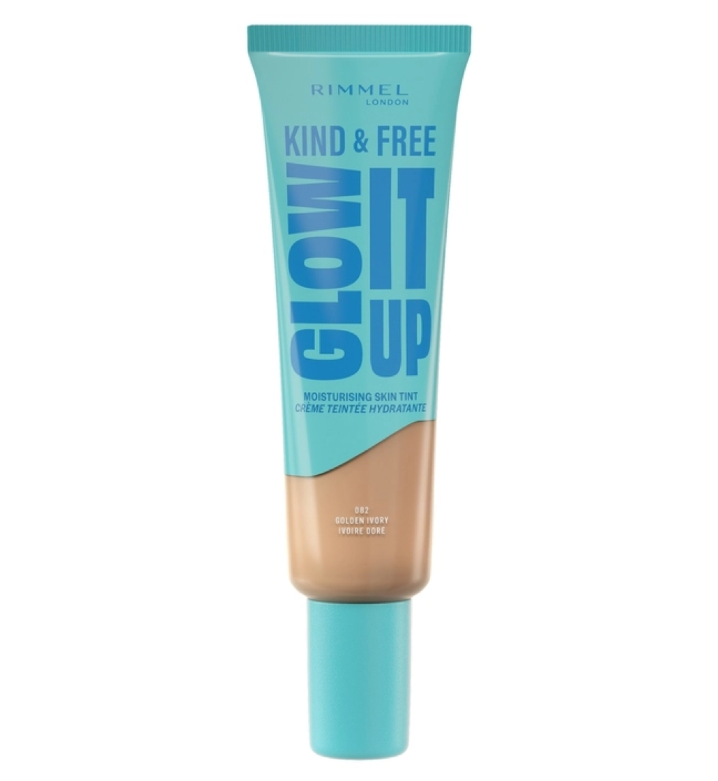 Rimmel London Kind & Free Glow It Up Moisturizing Skin Tint - 082 Golden Ivory