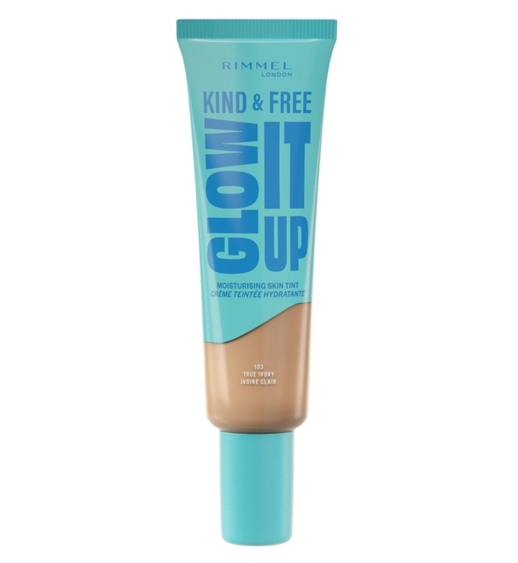 Rimmel London Kind & Free Glow It Up Moisturizing Skin Tint - 103 True Ivory