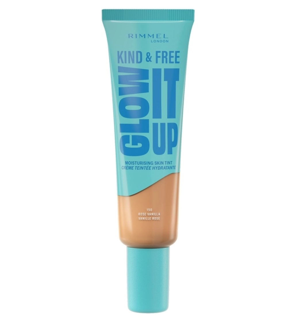 Rimmel London Kind & Free Glow It Up Moisturizing Skin Tint - 150 Rose Vanilla