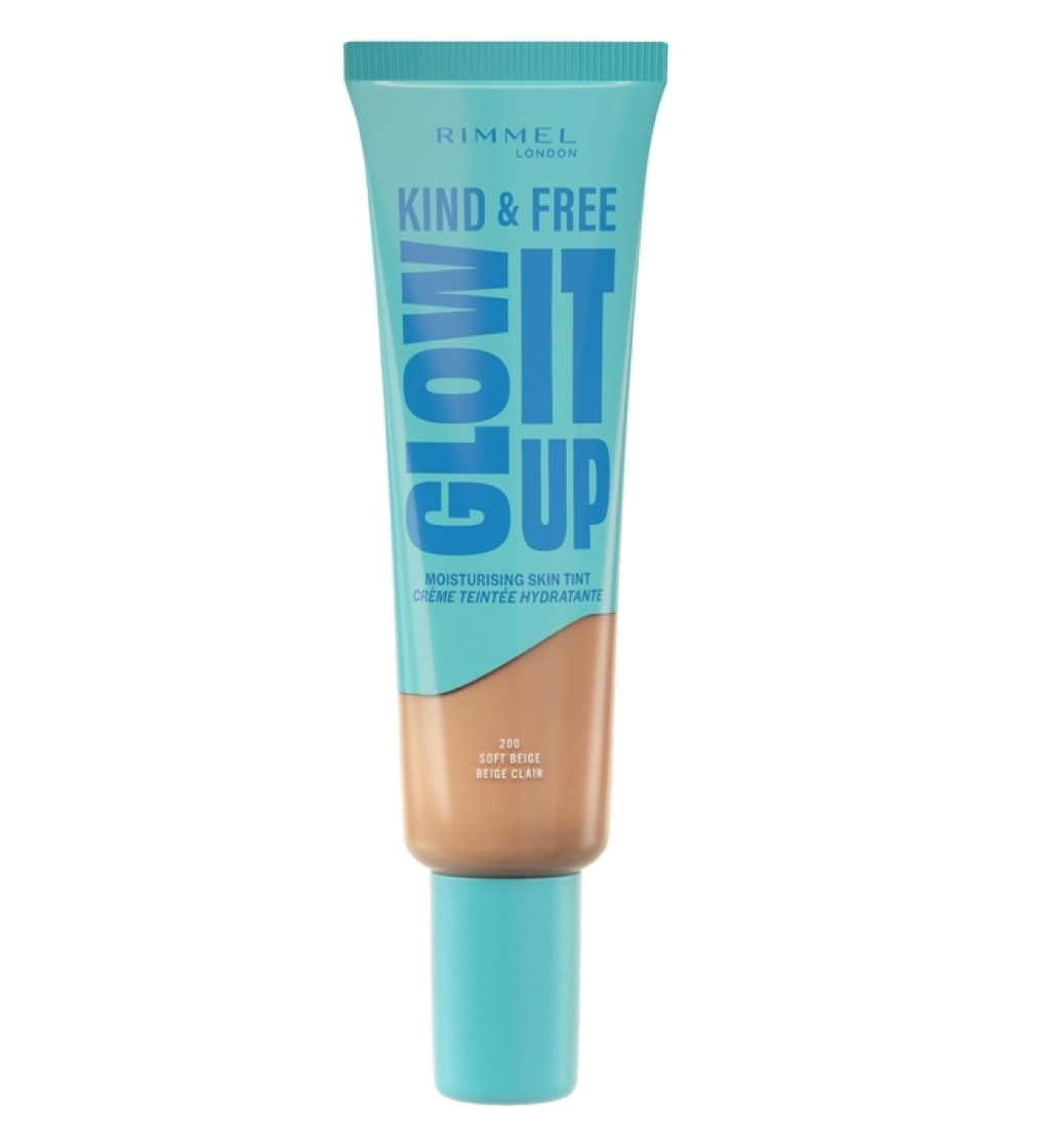 Rimmel London Kind & Free Glow It Up Moisturizing Skin Tint - 200 Soft Beige