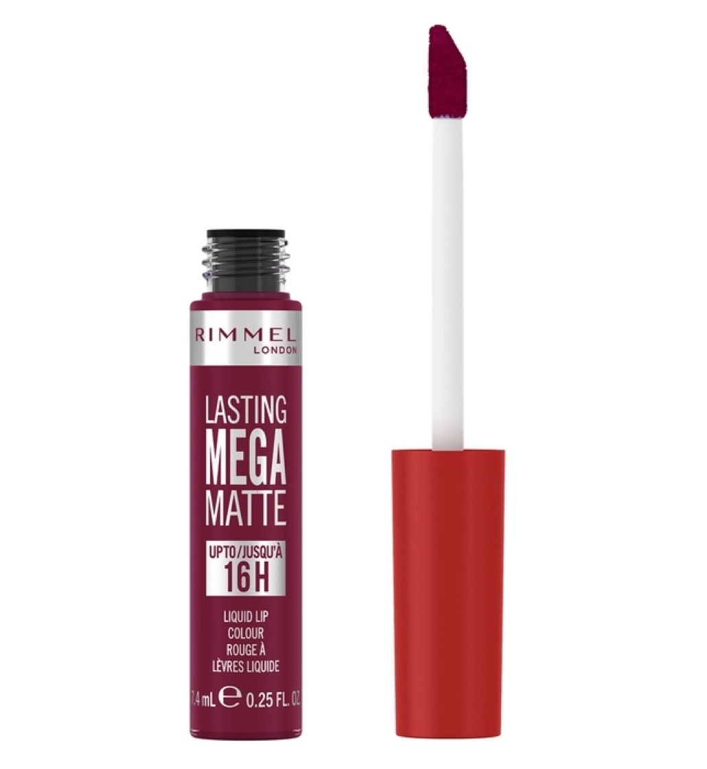 Rimmel London Lasting Mega Matte Liquid Lip Color - 940 Rock Me Purple
