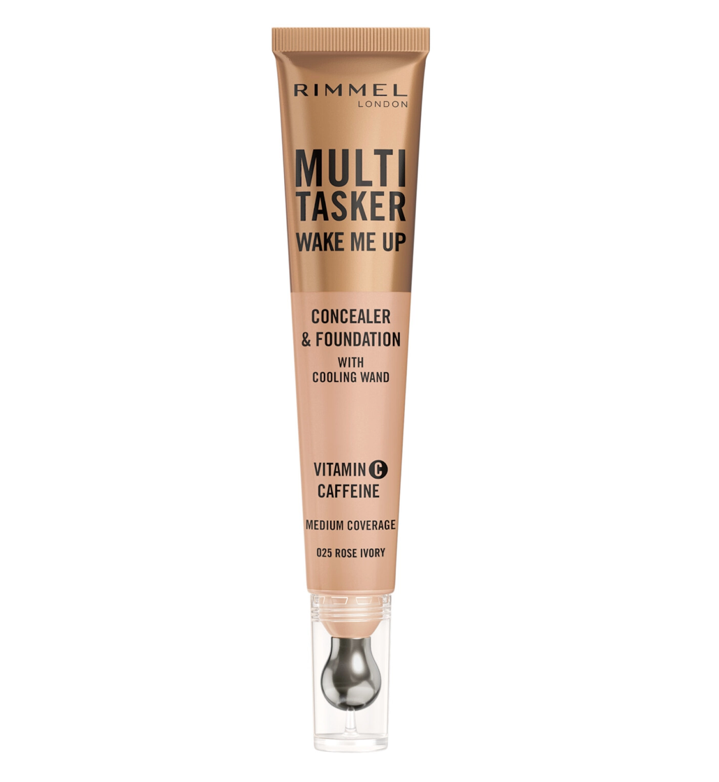 Rimmel London Multi-Tasker Wake Me Up Concealer & Foundation - 025 Rose Ivory