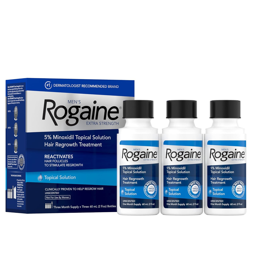 Rogaine Extra Strength 5% Minoxidil Topical Solution