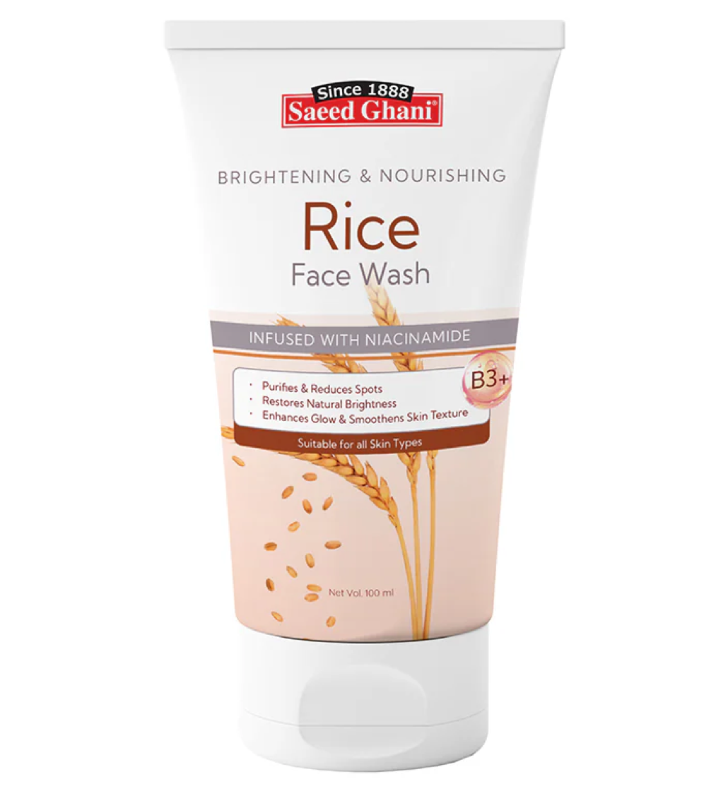 Saeed Ghani Brightening & Nourishing Rice Face Wash