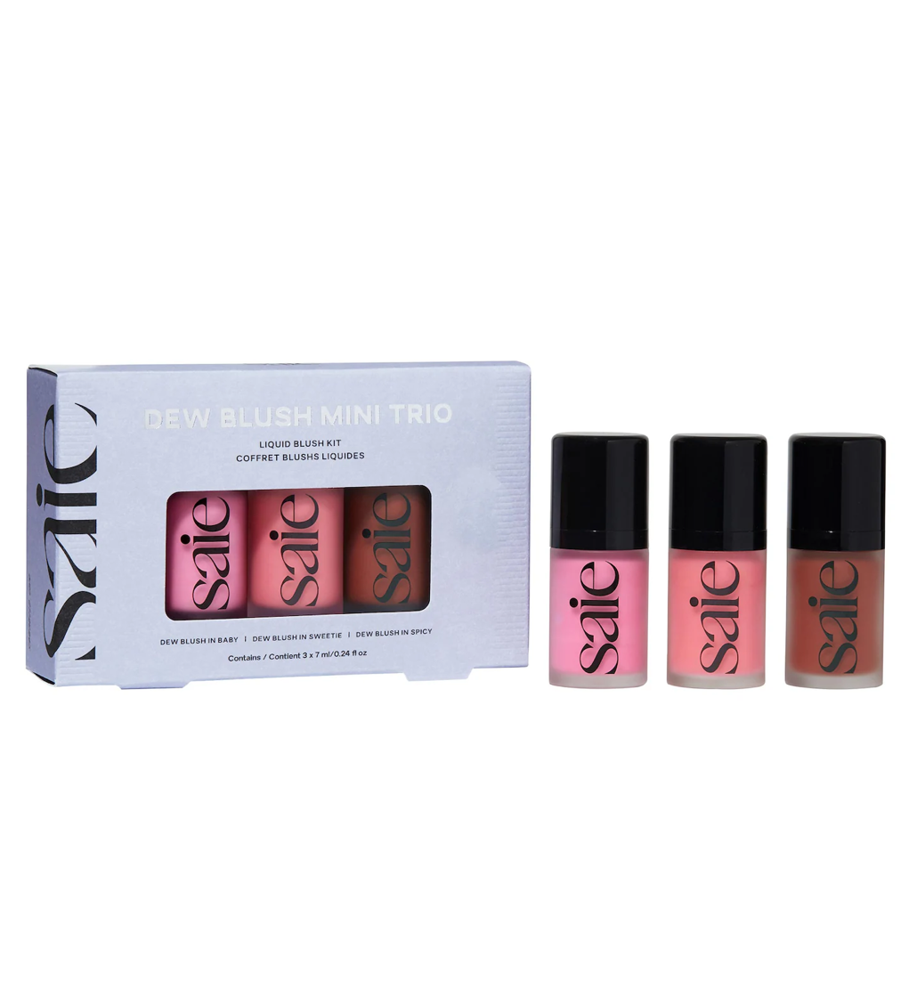 Saie Mini Dew Blush Trio Gift Set