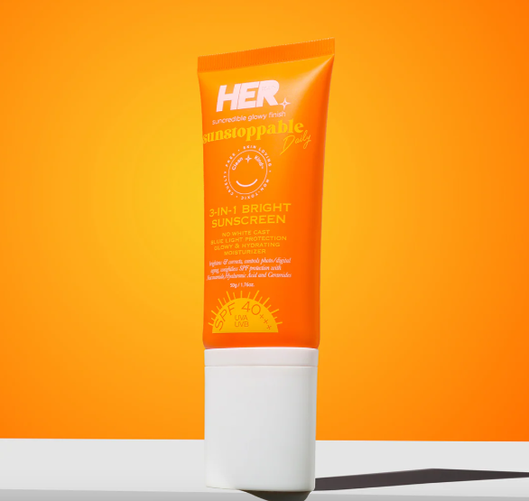 Her Beauty 3 in 1 Bright Sunscreen SPF 40 +++