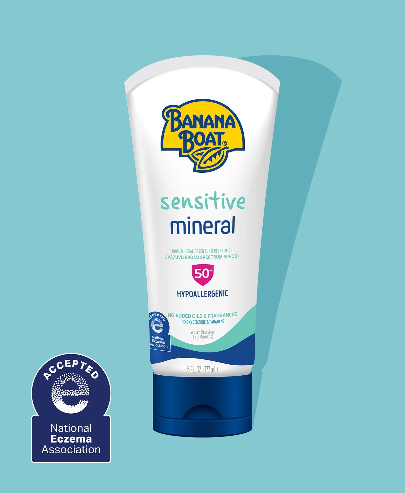 Banana Boat Sensitive Mineral Sunscreen Lotion SPF 50+