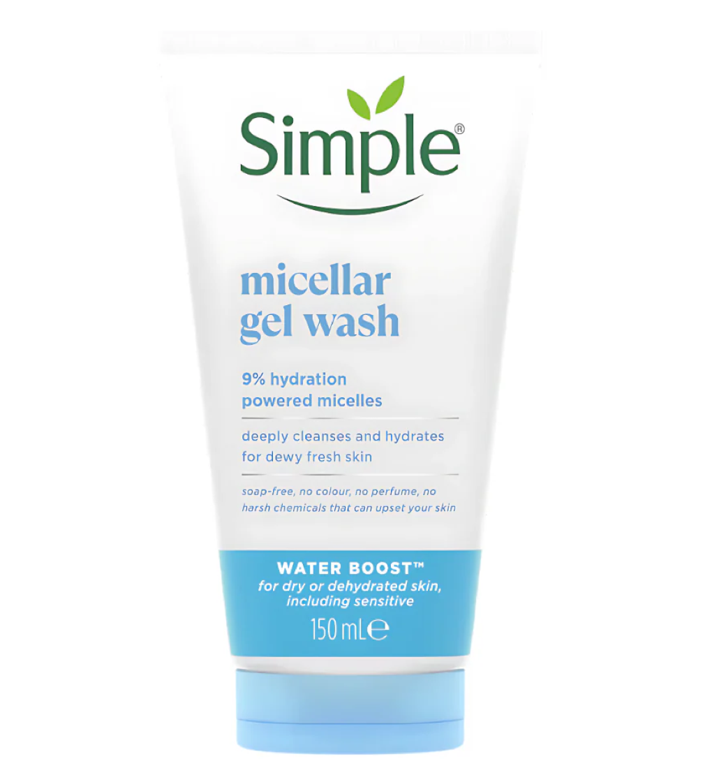 Simple Water Boost Micellar Facial Gel Wash