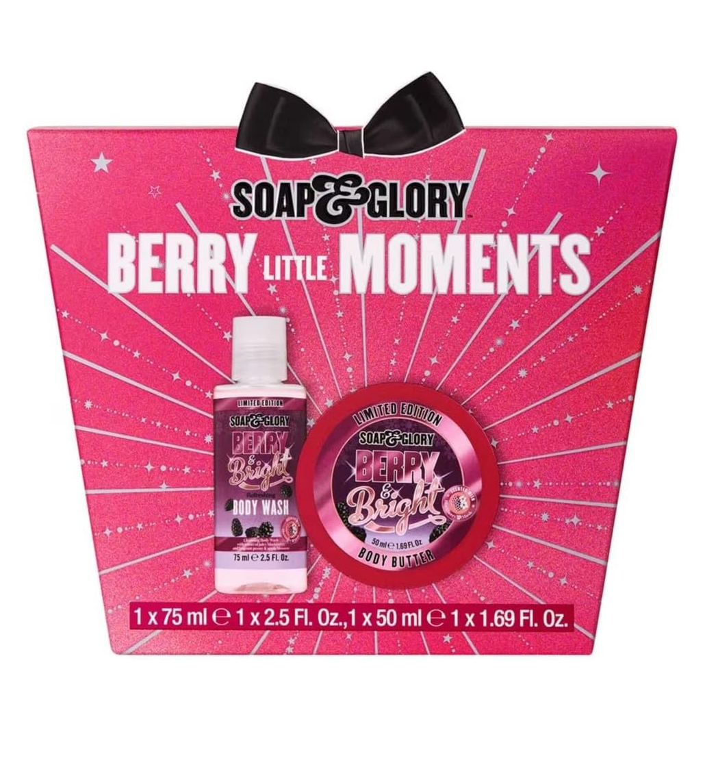 Soap & Glory Berry Little Moments 2 Piece Gift Set