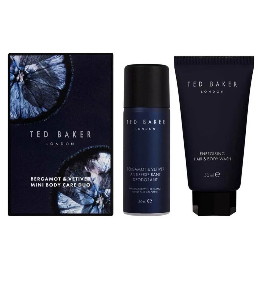 Ted Baker Bergamot & Vetiver Mini Body Care Duo Gift Set