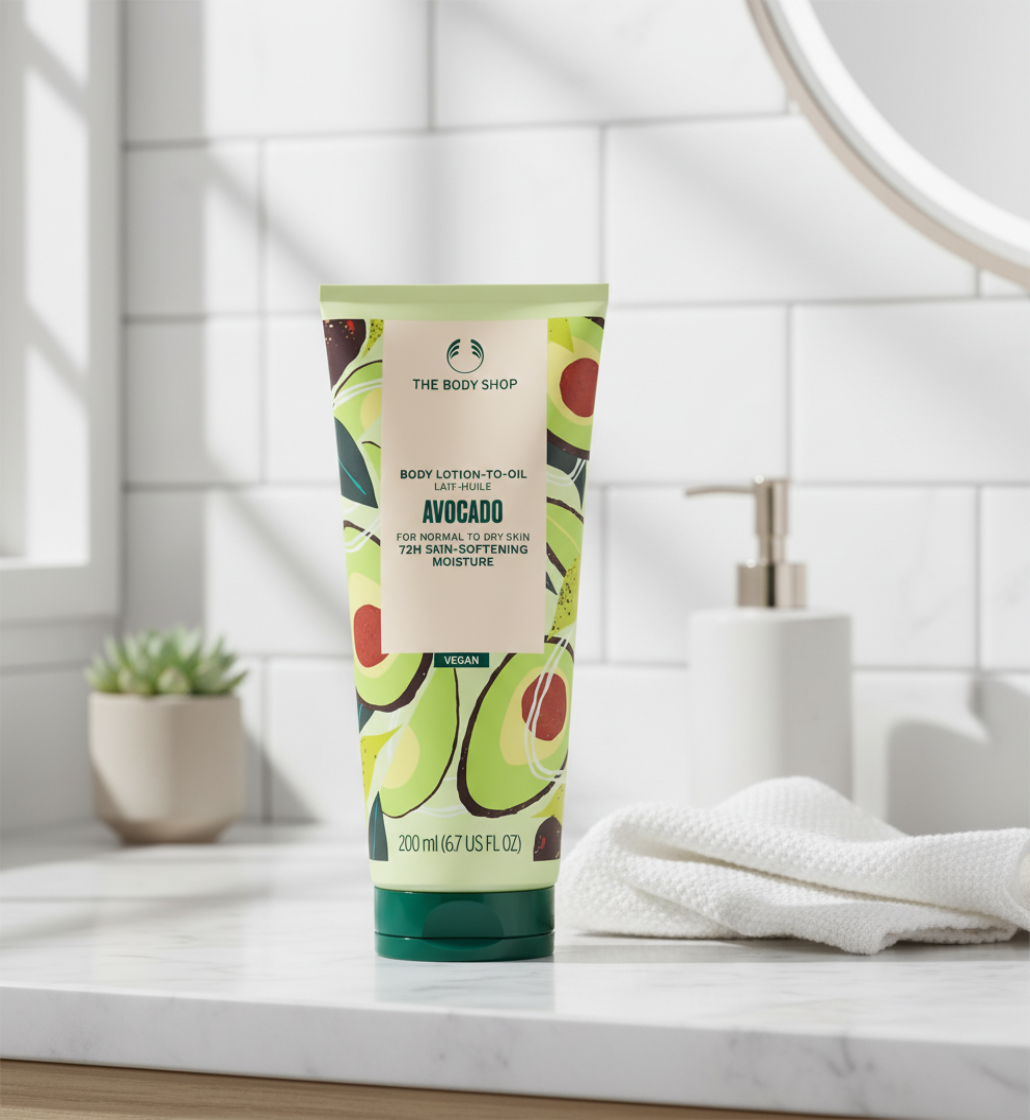 The Body Shop Body Lotion-to-Oil - Avocado