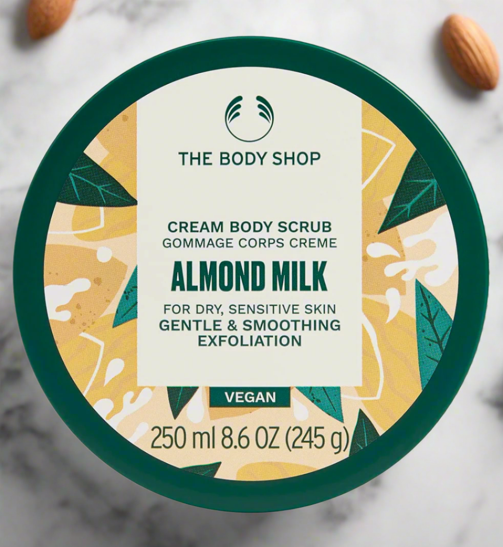 The Body Shop Cream Body Scrub - Almond Milk