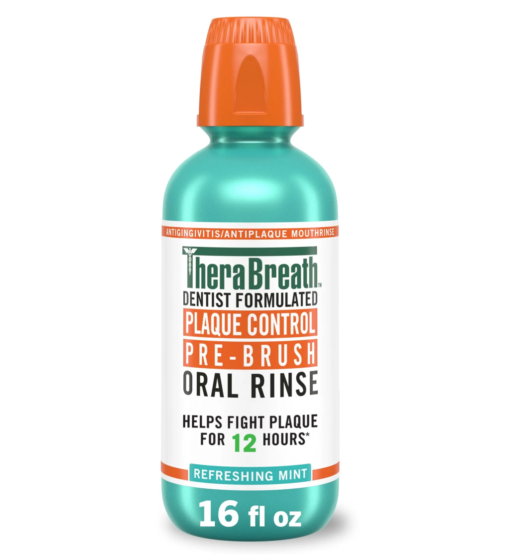 TheraBreath Plaque Control Pre-Brush Oral Rinse