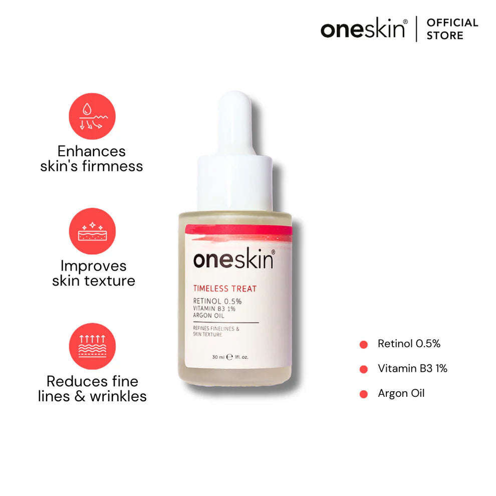 OneSkin Timeless Treat Retinol 0.5%, Vitamin B3 1%, Argan Oil