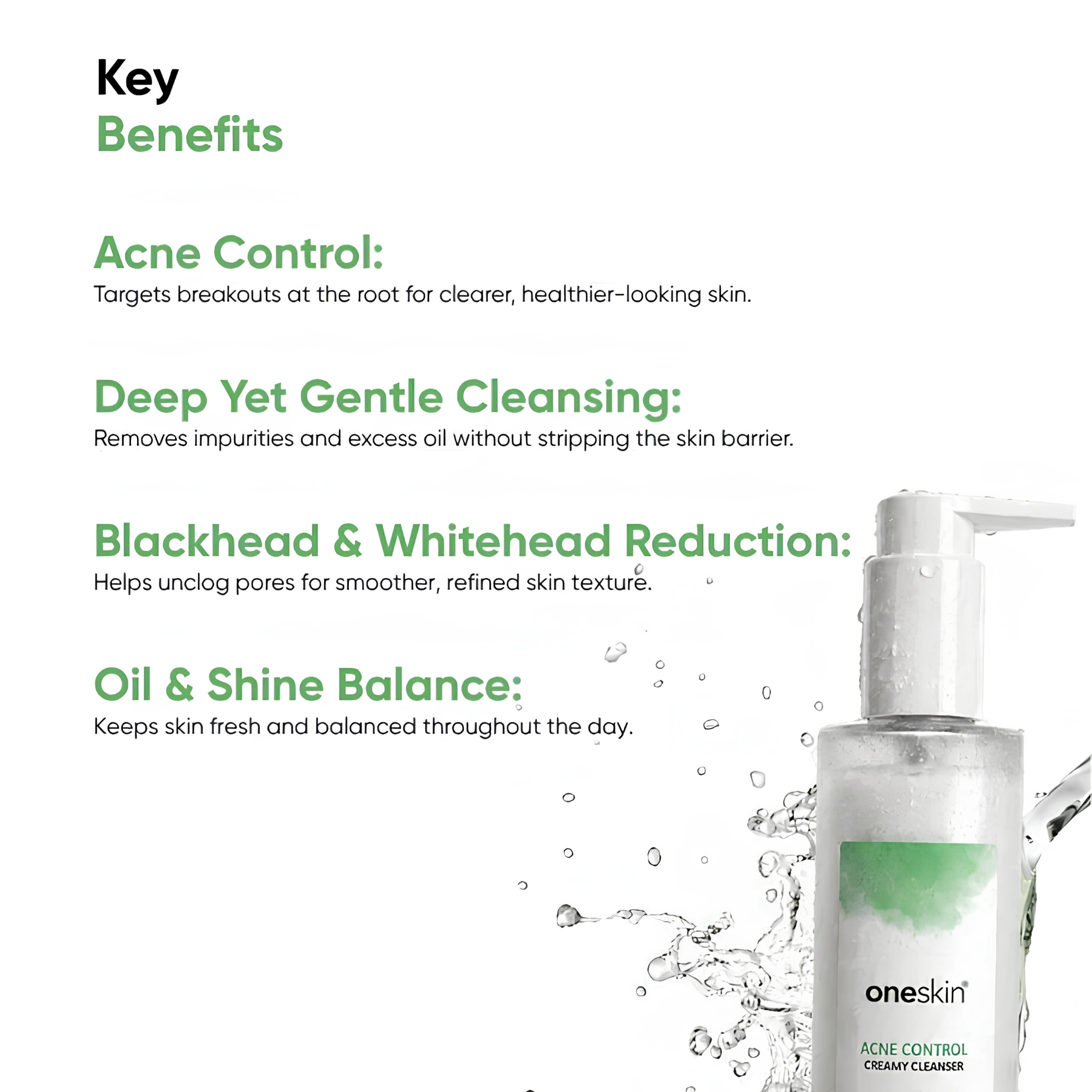 Oneskin Acne Control Creamy Cleanser