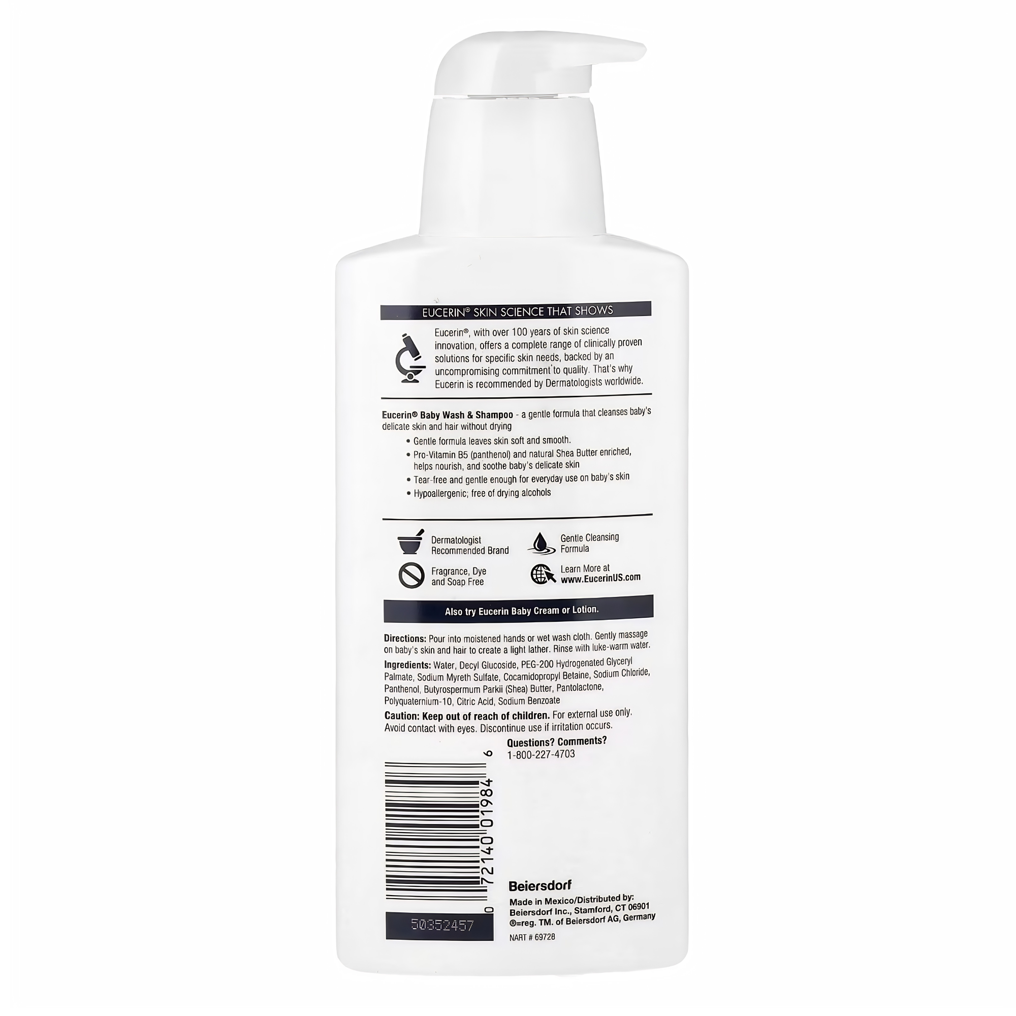 Eucerin Baby Wash & Shampoo