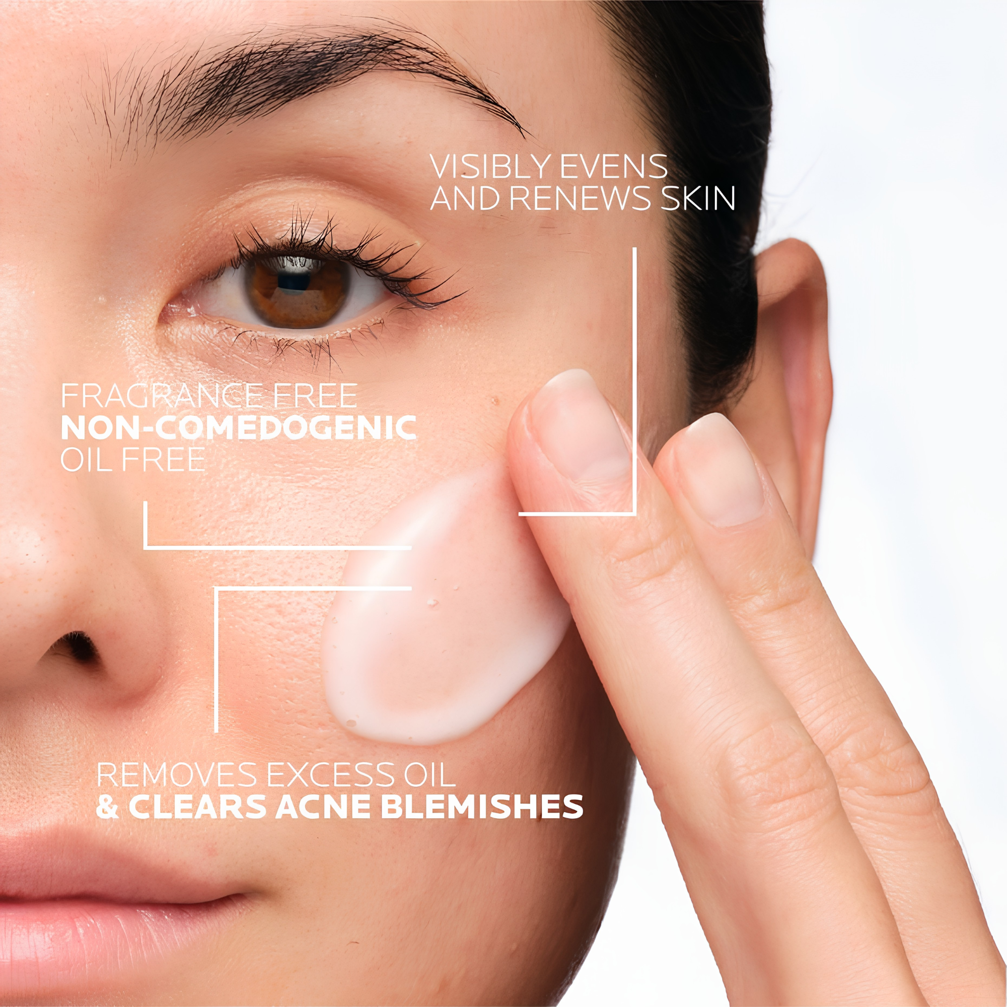 La Roche Posay Effaclar Dual Action Acne Face Wash With 4% Benzoyl Peroxide