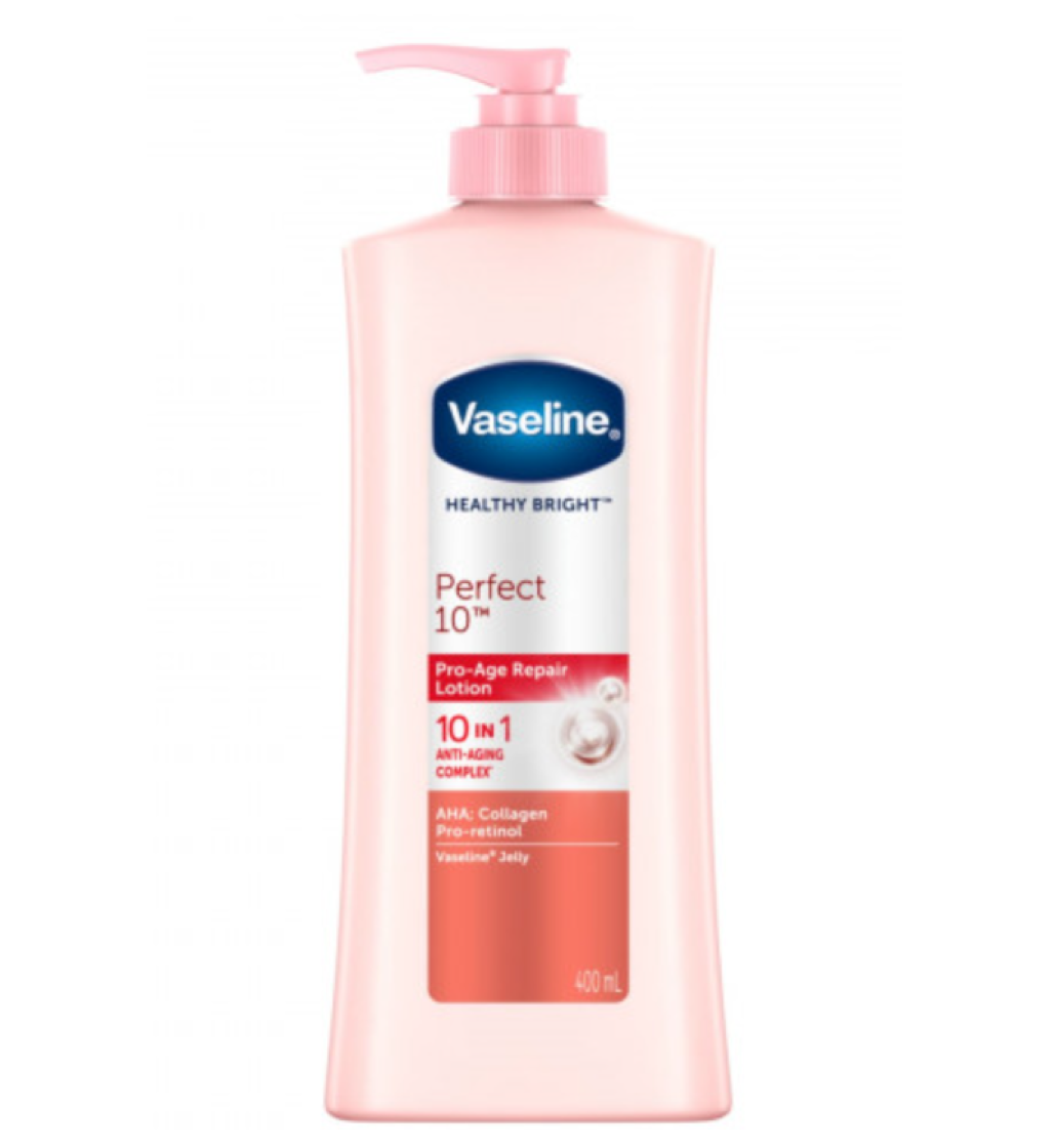 Vaseline Body Lotion Healthy Bright Perfect 10 Pro-Age Repair Lotion