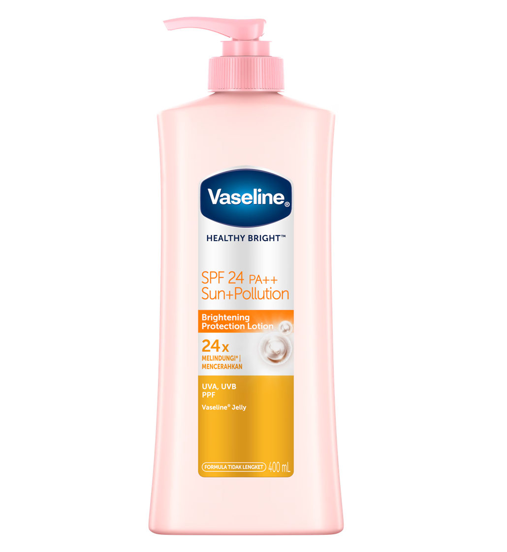 Vaseline Healthy Bright Sun + Pollution Protection Brightening Defense Lotion SPF 24 400ml