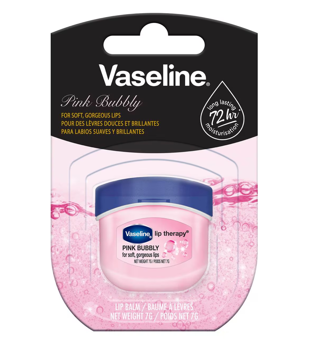 Vaseline Pocket Lip Therapy - Pink Bubbly
