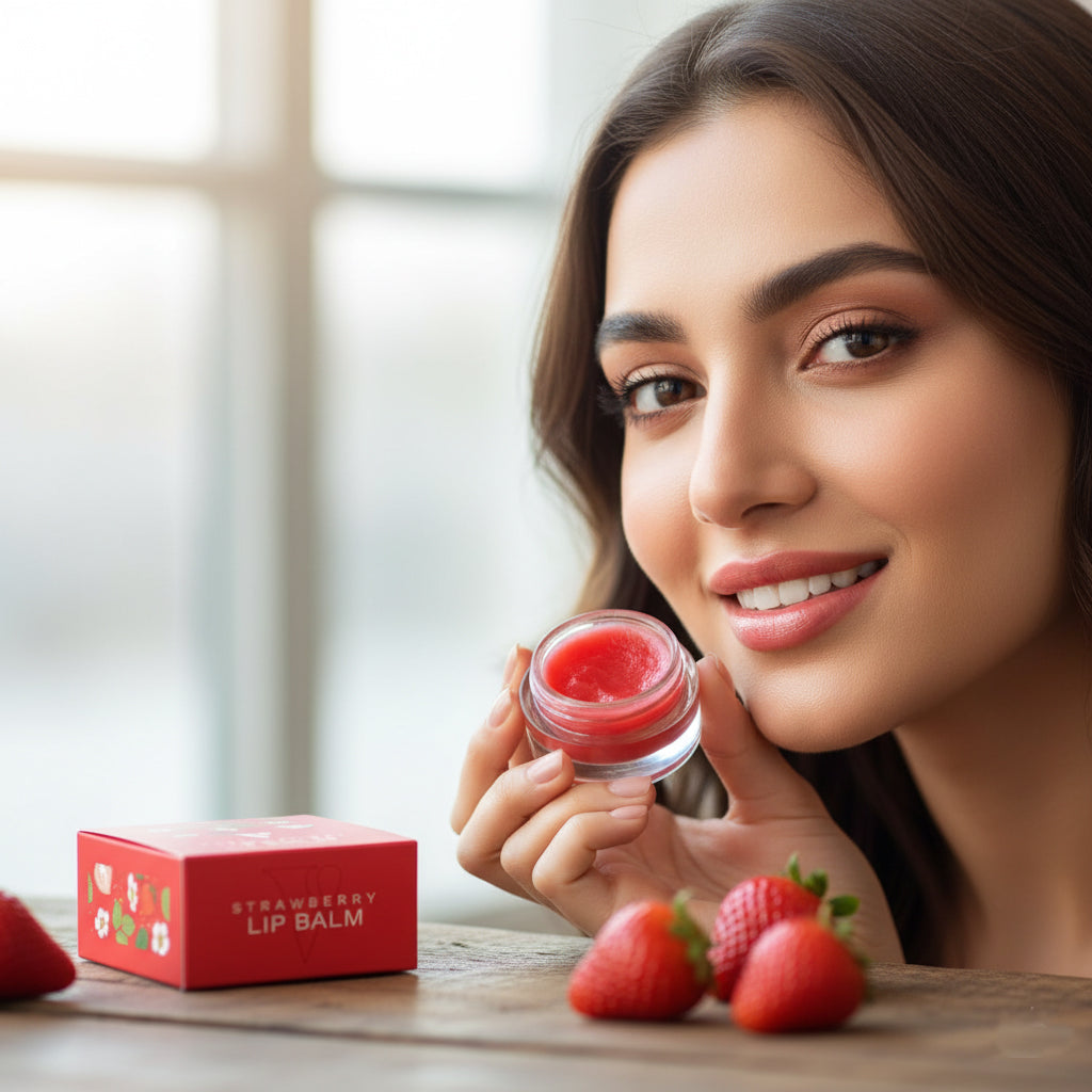 VCare Natural Lip Balm - Strawberry