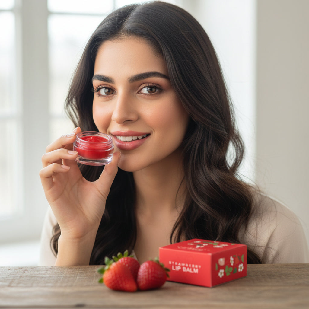 VCare Natural Lip Balm - Strawberry